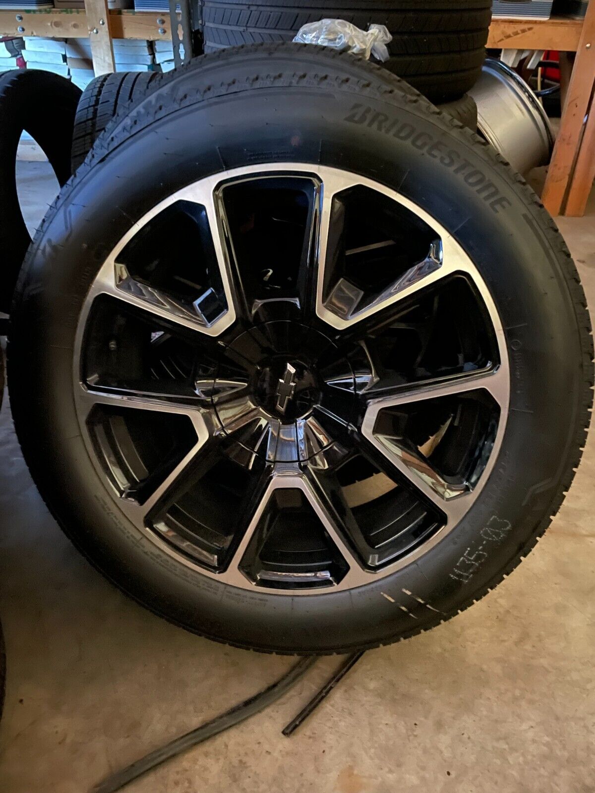 2023 Chevy Tahoe Suburban RST OEM factory wheels and tires