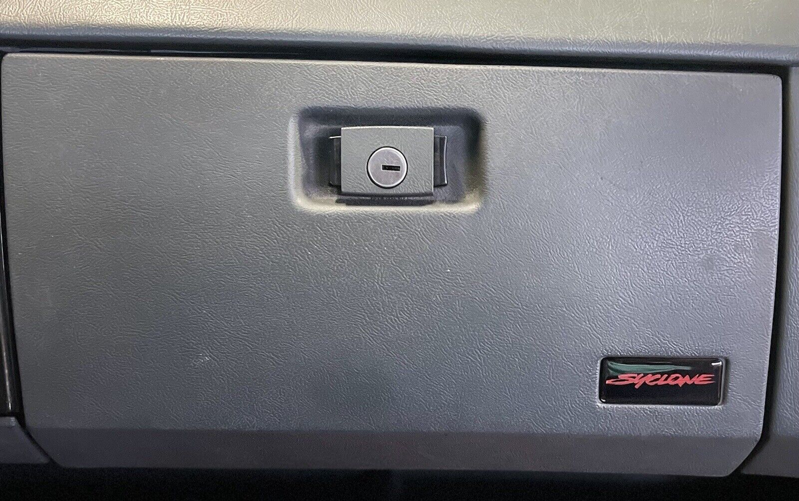 GMC Syclone glove box bubble badge Available In Black/red