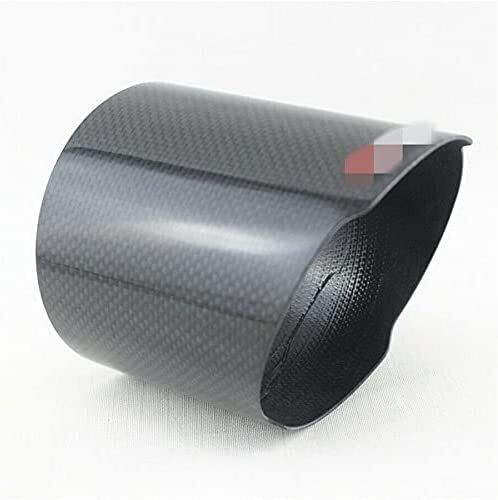 Universal Exhaust Pipe Carbon Fiber Cover Case Exhaust Tip Housing 4'' OD 102mm
