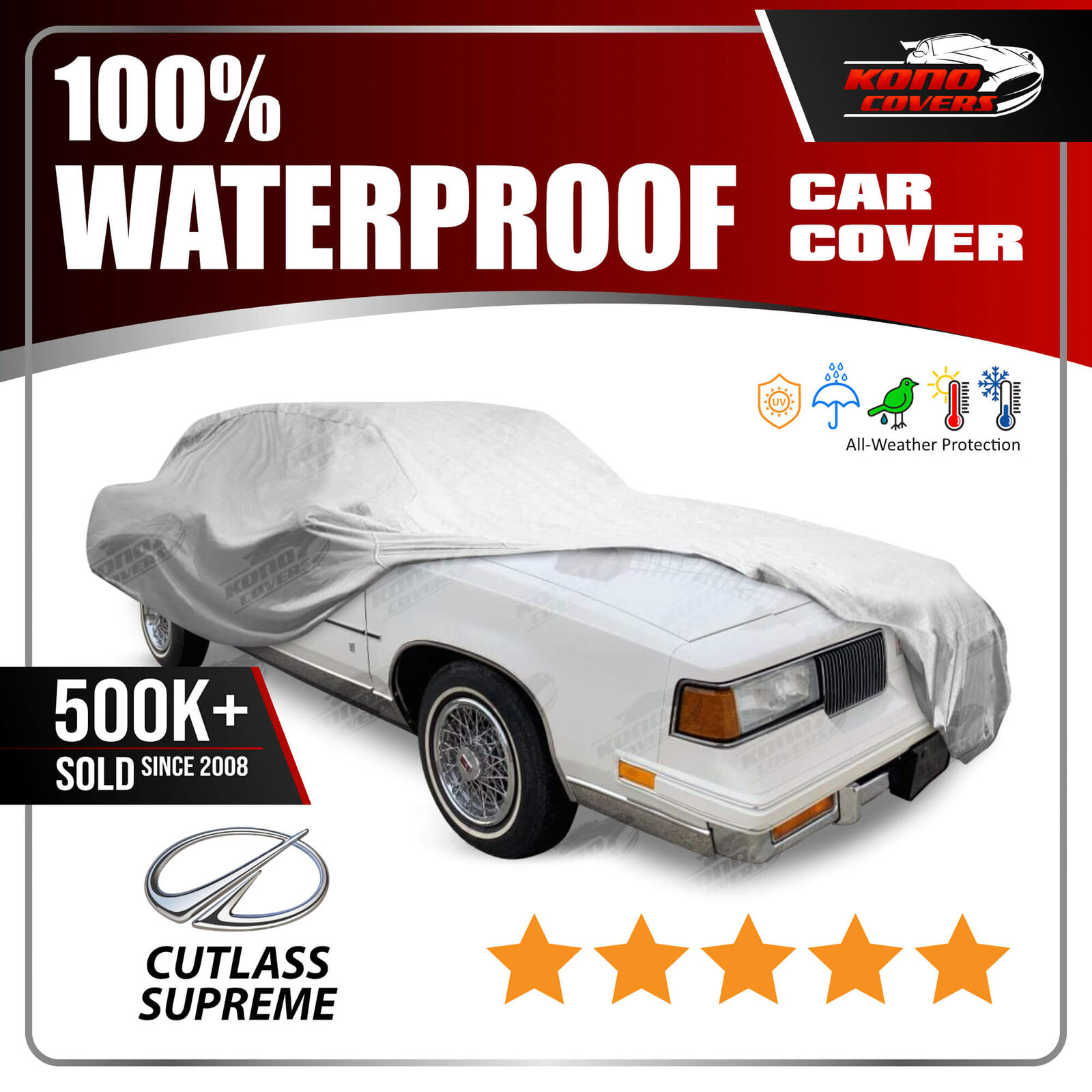 Oldsmobile Cutlass Supreme 6 layer Car Cover Outdoor Water Proof Rain Dust Early