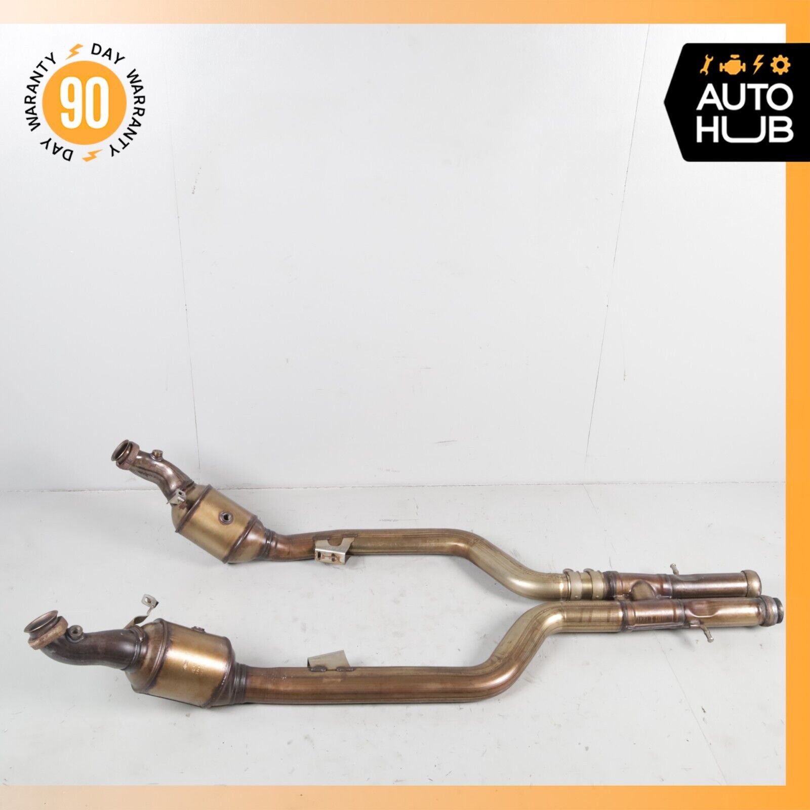 Mercedes W216 CL63 S63 AMG M156 Engine Exhaust Downpipe Set Left & Right Set OEM