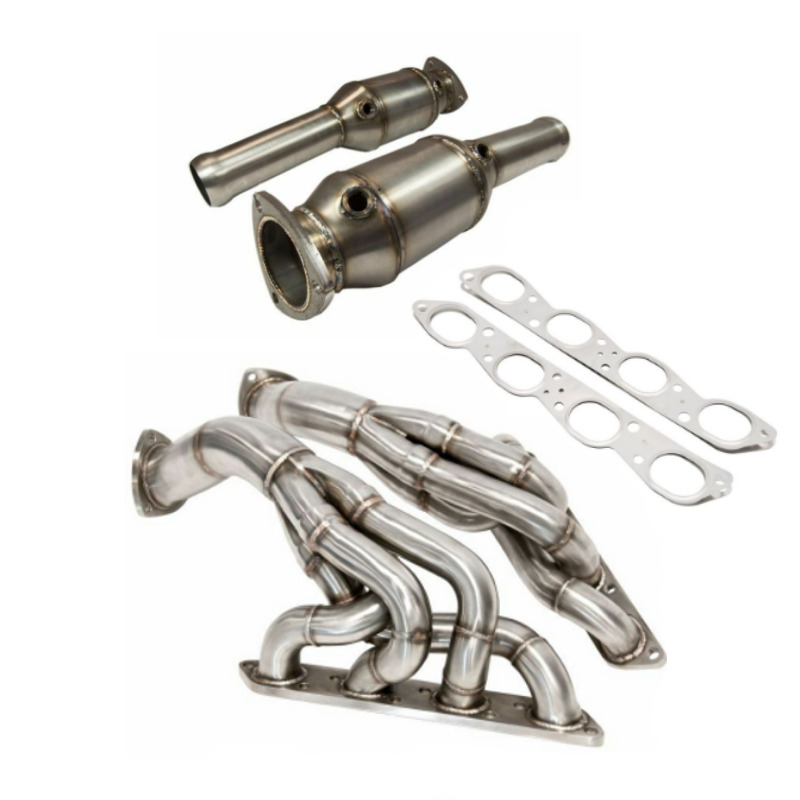 Aston Martin V8 Vantage Exhaust Headers and 200 Cell Catalytic Converters Combo