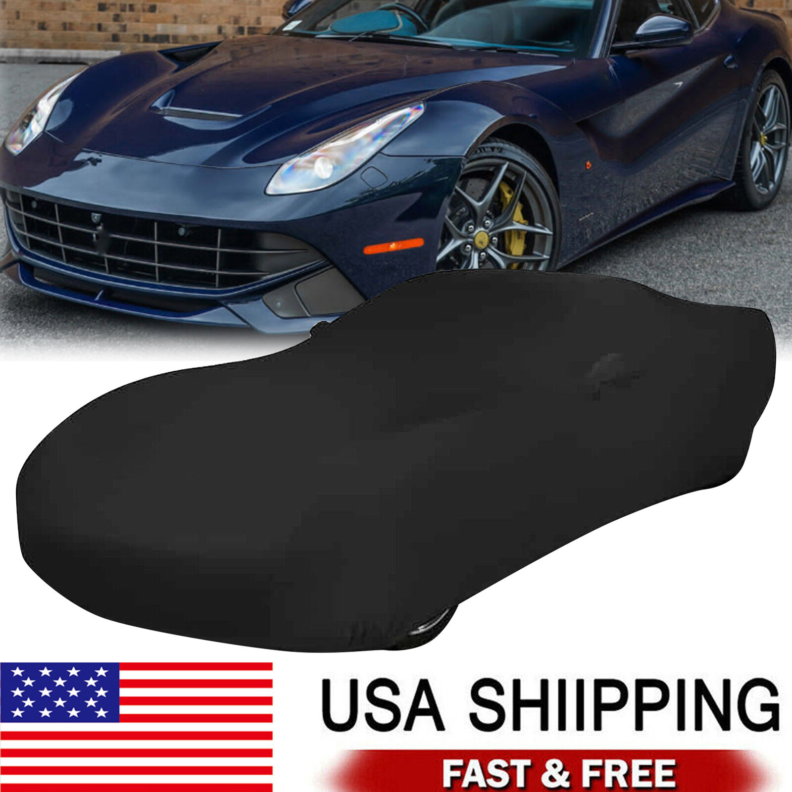 150FT-160FT Car Cover Satin Stretch Scratch Dust Proof Fit Honda Acura NSX NSX-R