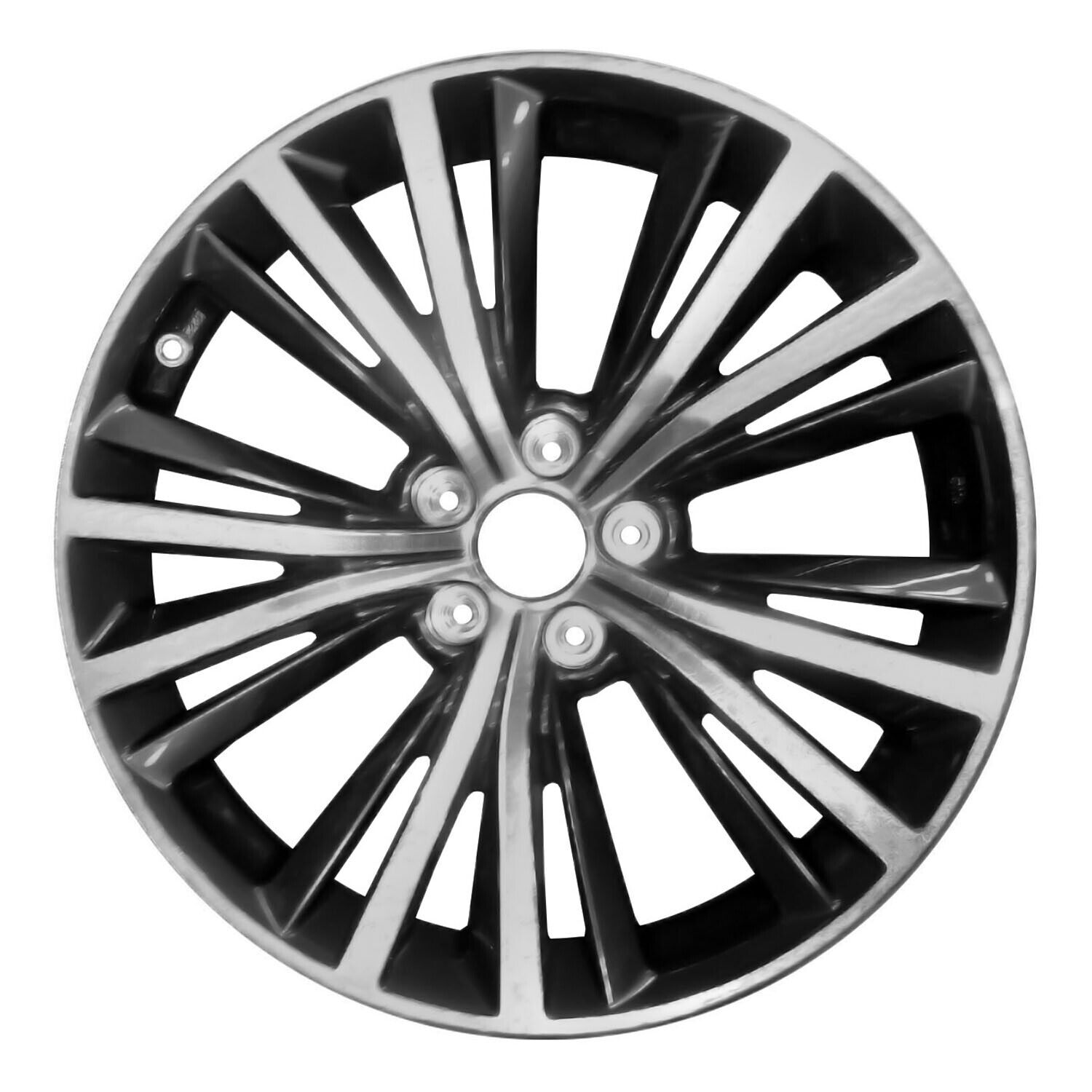 19x9 Machined Medium Charcoal Metallic Wheel fits 2017-2021 Infiniti Q60 Coupe