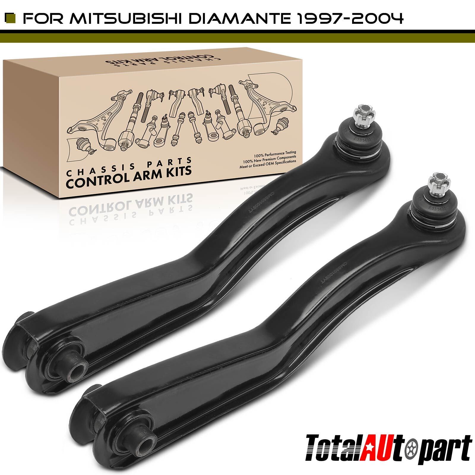 2x Control Arm w/Ball Joint for Mitsubishi Diamante 1997-2004 Rear LH & RH Lower