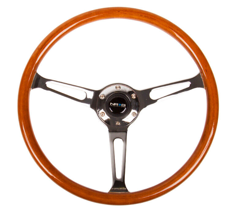 NRG 380mm Sport Steering Wheel Wood Grain RST-360SL