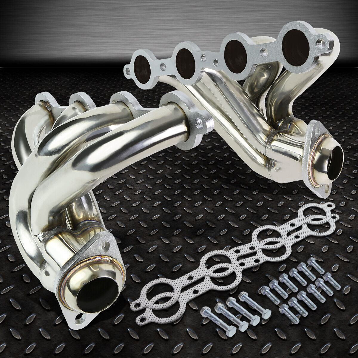 FOR 04-06 PONTIAC GTO 5.7/6.0 V8 STAINLESS STEEL RACING HEADER EXHAUST MANIFOLD