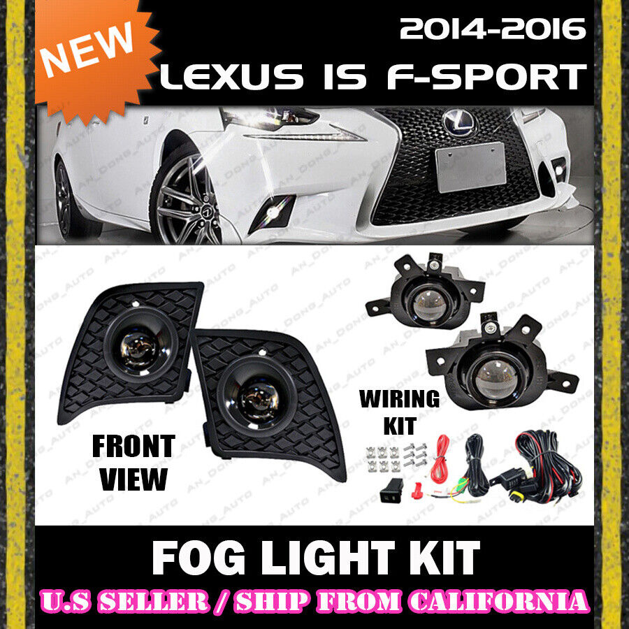 FOG LIGHT KIT for LEXUS 14 15 16 IS F-Sport Driving Lamp Switch Wiring Cover