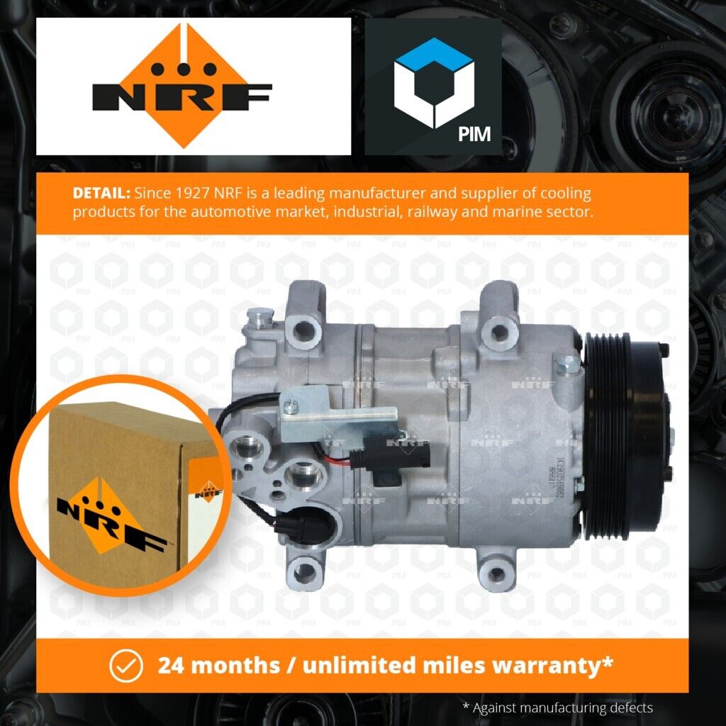 Air Con Compressor fits MERCEDES B200 W245 2.0 05 to 11 AC Conditioning NRF New
