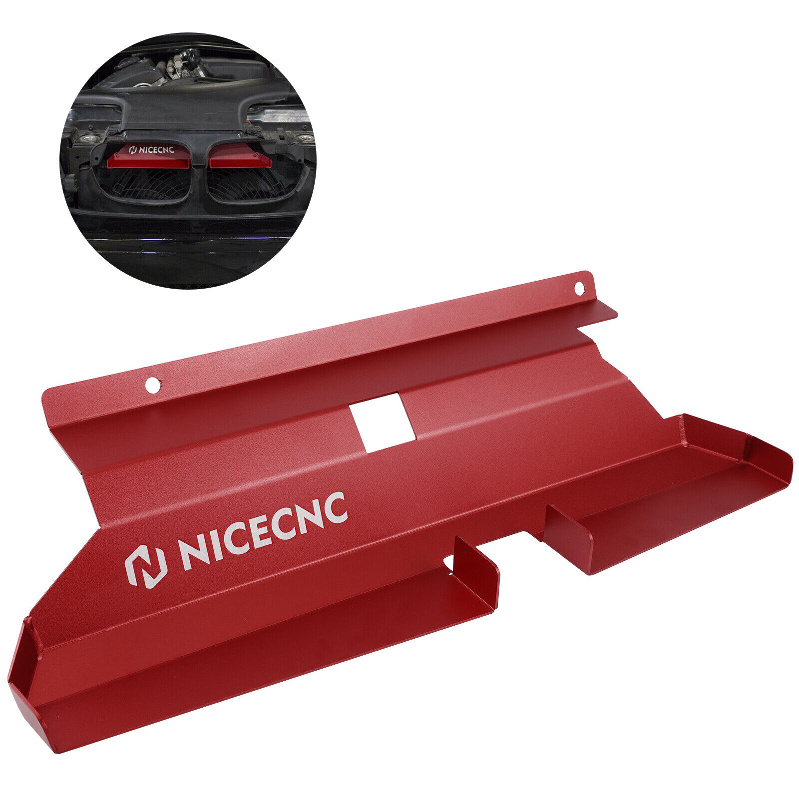 NICECNC Dynamic Cold Air Intake Scoop Red For BMW E46 323i 328i 330i 325i