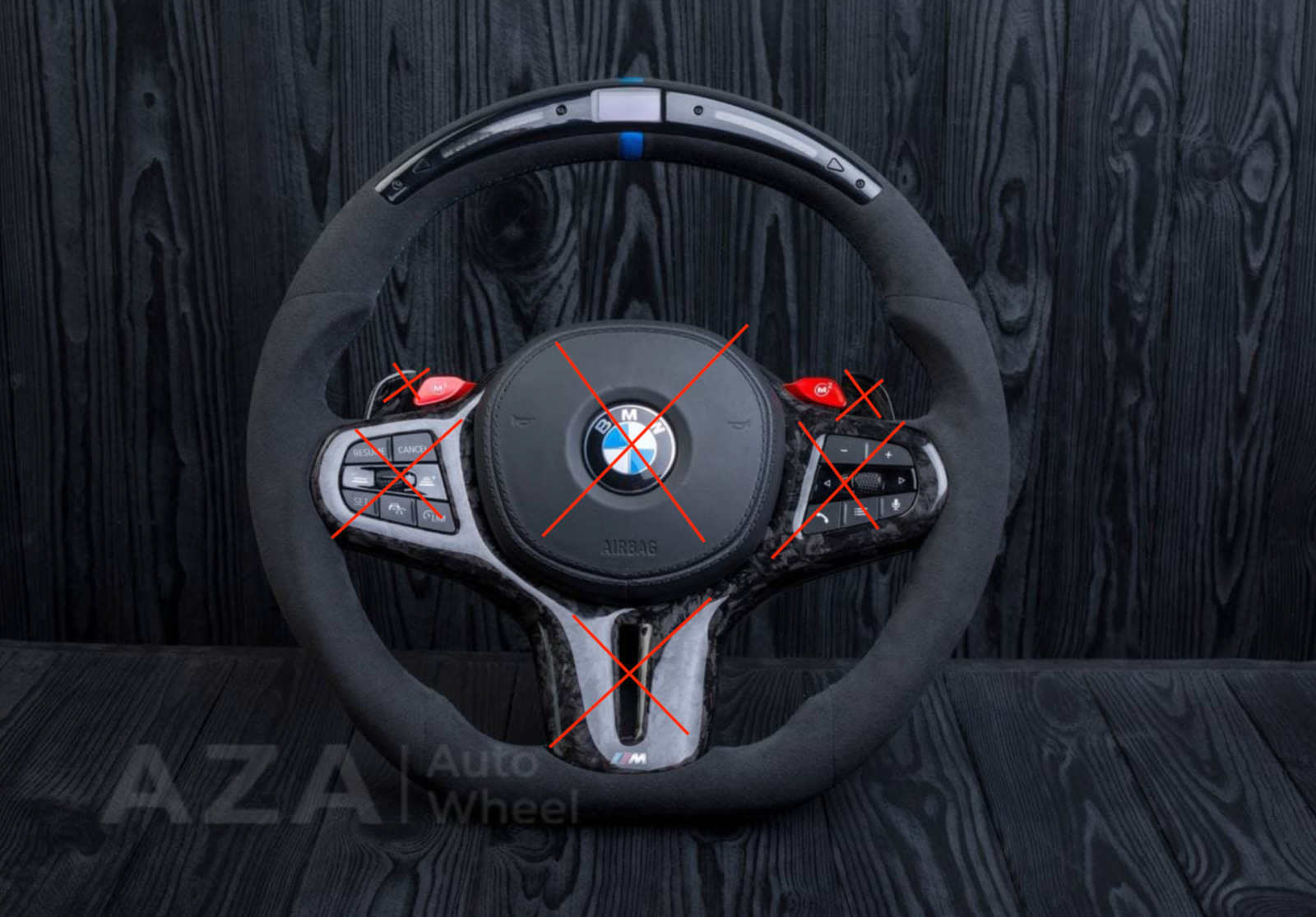 BMW Steering Wheel M8 F90 M5 G80 M2 M3 M4 X4M M850I X5M X6M Heated Driver Assist