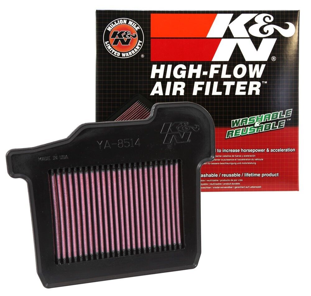 K&N YA-8514 Hi-Flow Air Intake Filter For 2014-2018 Yamaha FZ-09 MT09
