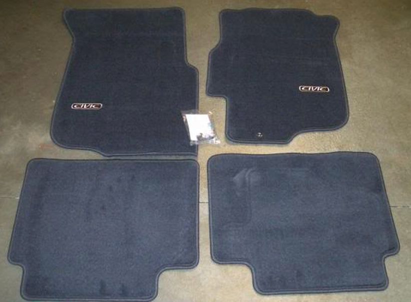 Genuine OEM Honda Civic 4dr Black Carpet Floor Mat Set 1996-2000  08P15-S01-110B