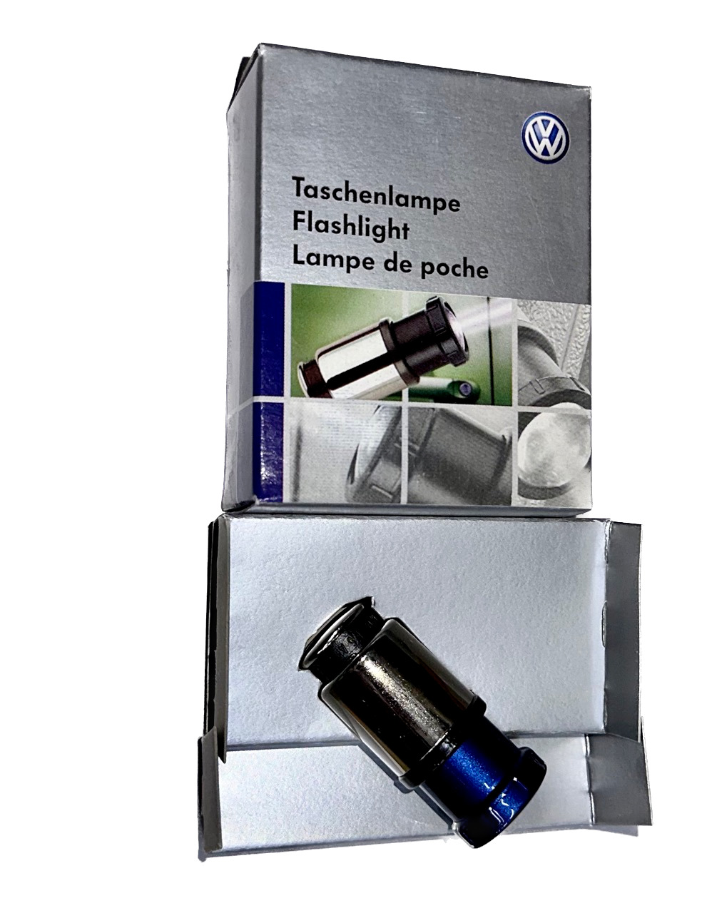 OEM NEW VW Touareg BLUE Torch Mini Cigarette Lighter LED Flashlight 7L69471759N9