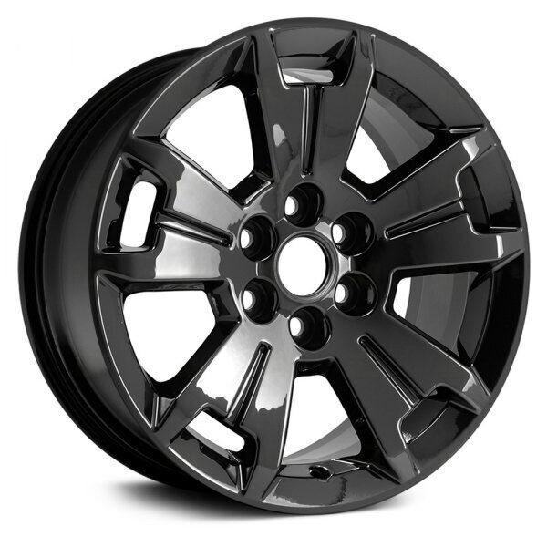Wheel For 2015-2018 Chevy Colorado 17x8 Alloy Double 5 Spoke Black Offset 33mm