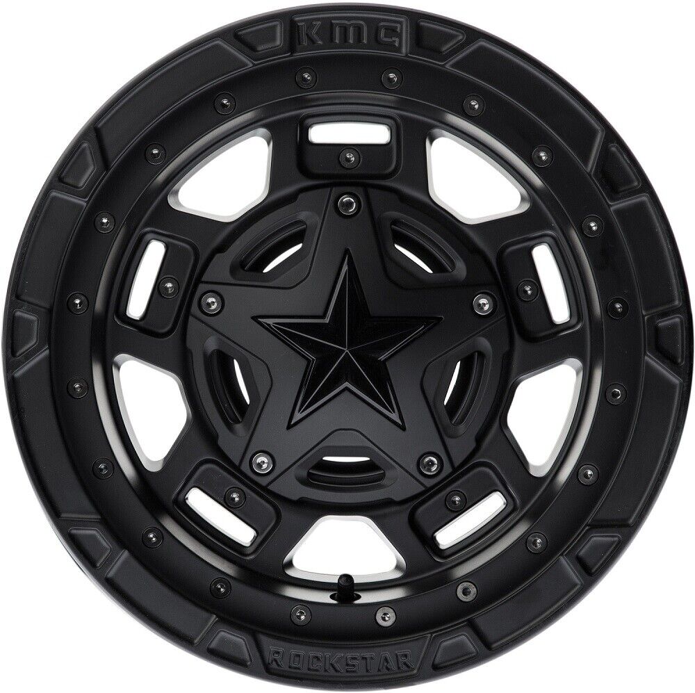 KMC XS827 RS3 14x7 ATV/UTV Wheel - Satin Black (4x137) +0mm