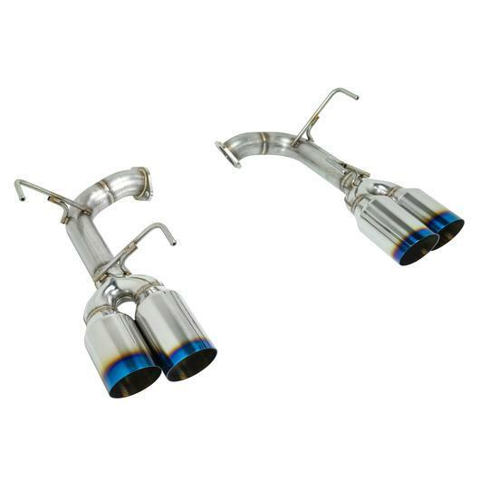Remark Axle-Back Exhaust Pipes  for 15-21 WRX STi (Single Wall 4\