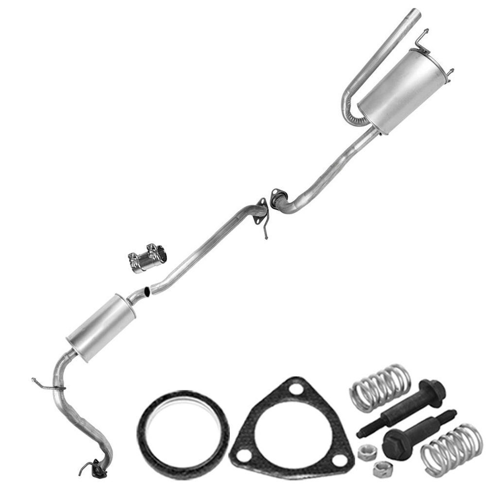 Resonator Muffler Exhaust kit fits: 2009-2013 Honda Fit 1.5L