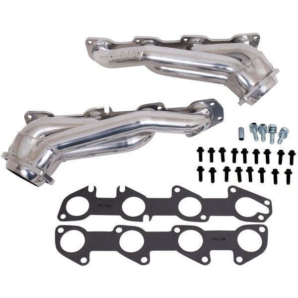 Dodge Charger 300C 5.7 Hemi 1-3/4 Shorty Exhaust Headers Polished Silver Ceramic