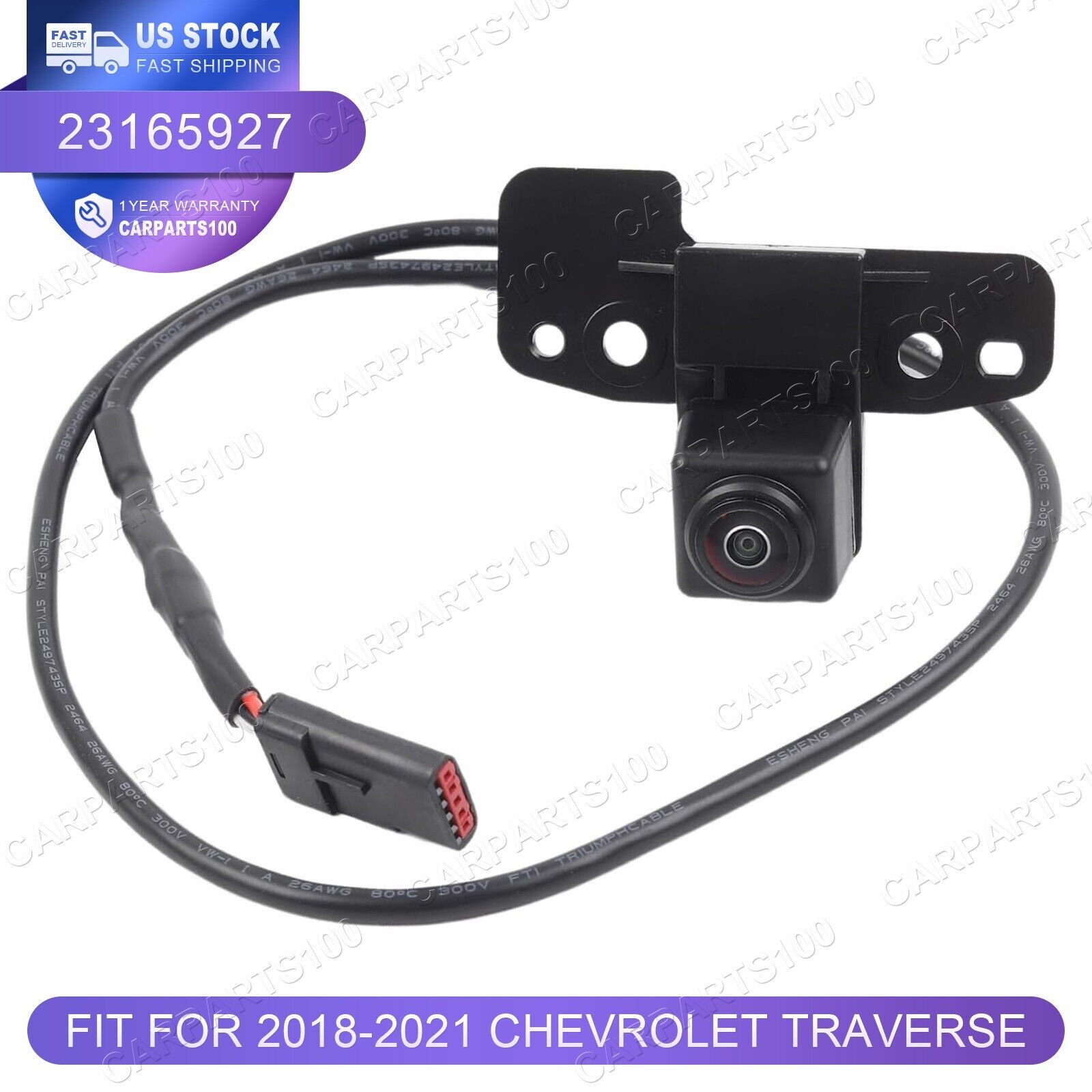 23165927 Front View Bumper Assist Camera Fit for 2018-2021 Chevrolet Traverse