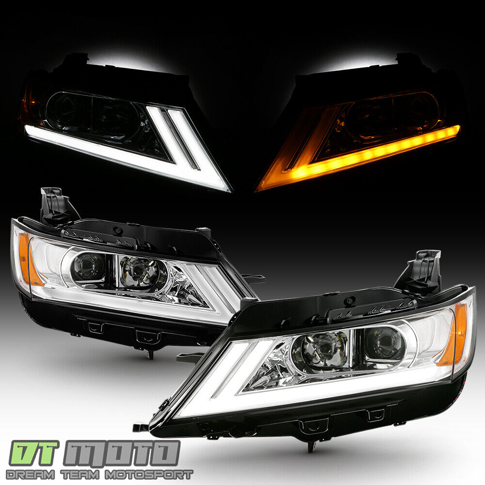 2014-2020 Chevy Impala LED DRL SWITCHBACK Chrome Projector Headlights Headlamps