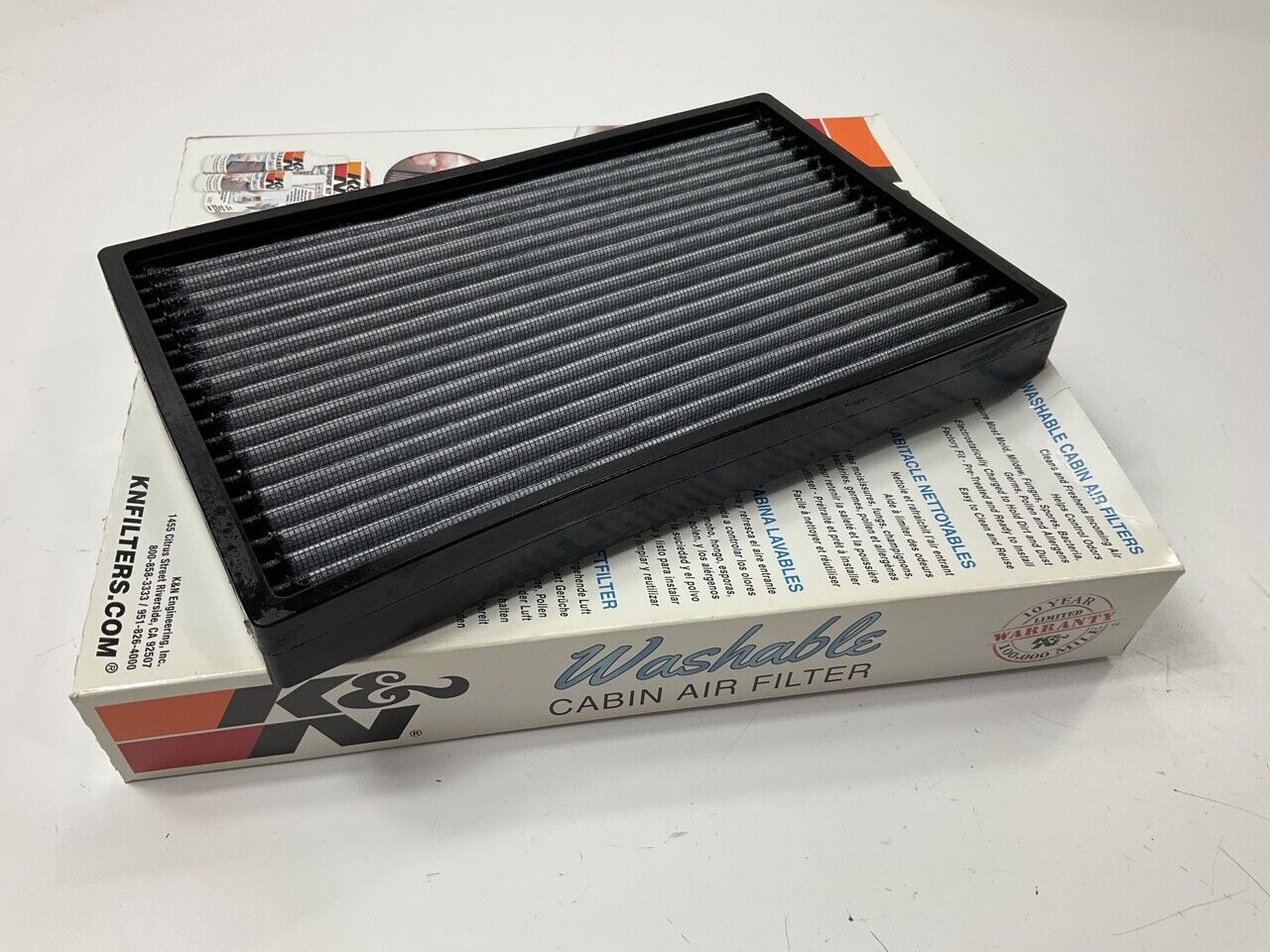K&N VF3000 Washable Cabin Air Filter - 2000-2013 Chevy Impala, 97-07 Monte Carlo