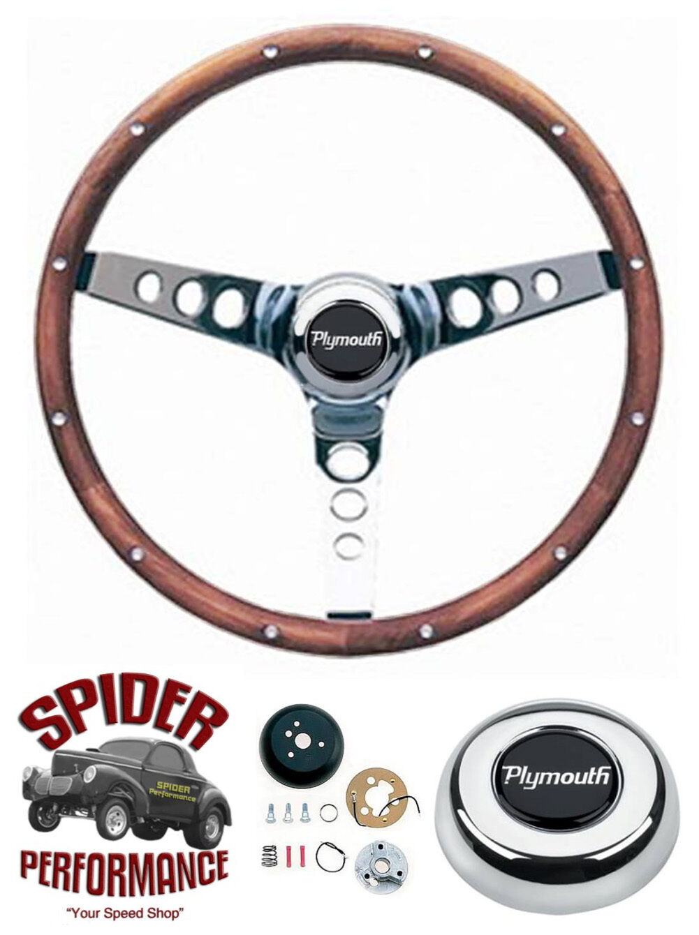 1961-1966 Plymouth steering wheel 13 1/2