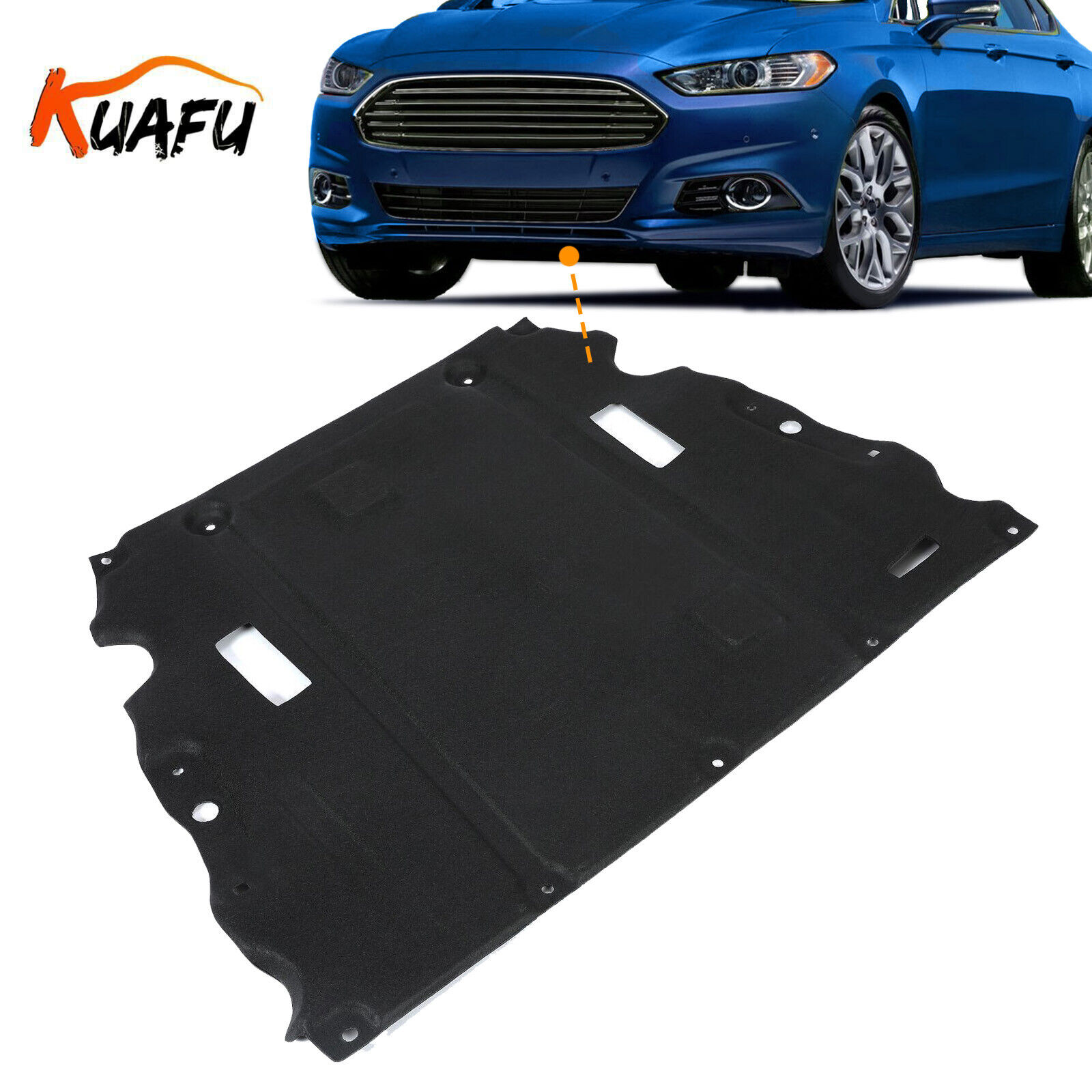 Front Engine Under Cover Splash Shield Fit For 2013-2018 Ford Fusion #FO1228126