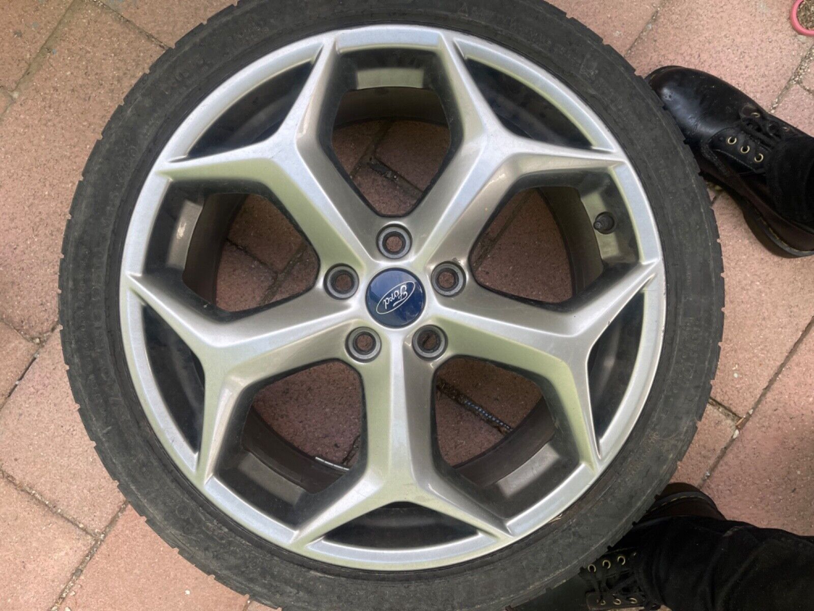 Used Ford Focus ST Wheels with tires. Slight damage to two of them.