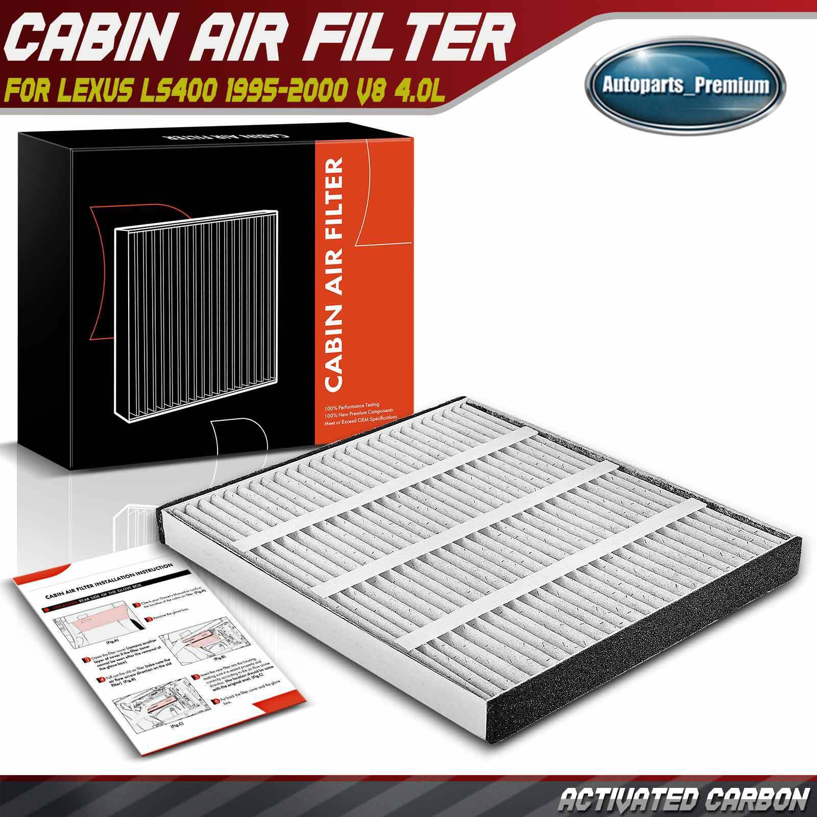 Activated Carbon Cabin Air Filter for Lexus LS400 95-00 Under Driver Side Dash