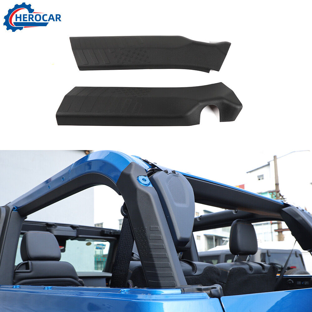 For Ford Bronco Accessories 2021+ 2 Door Pillar Roll Bar Cover Protector Trim