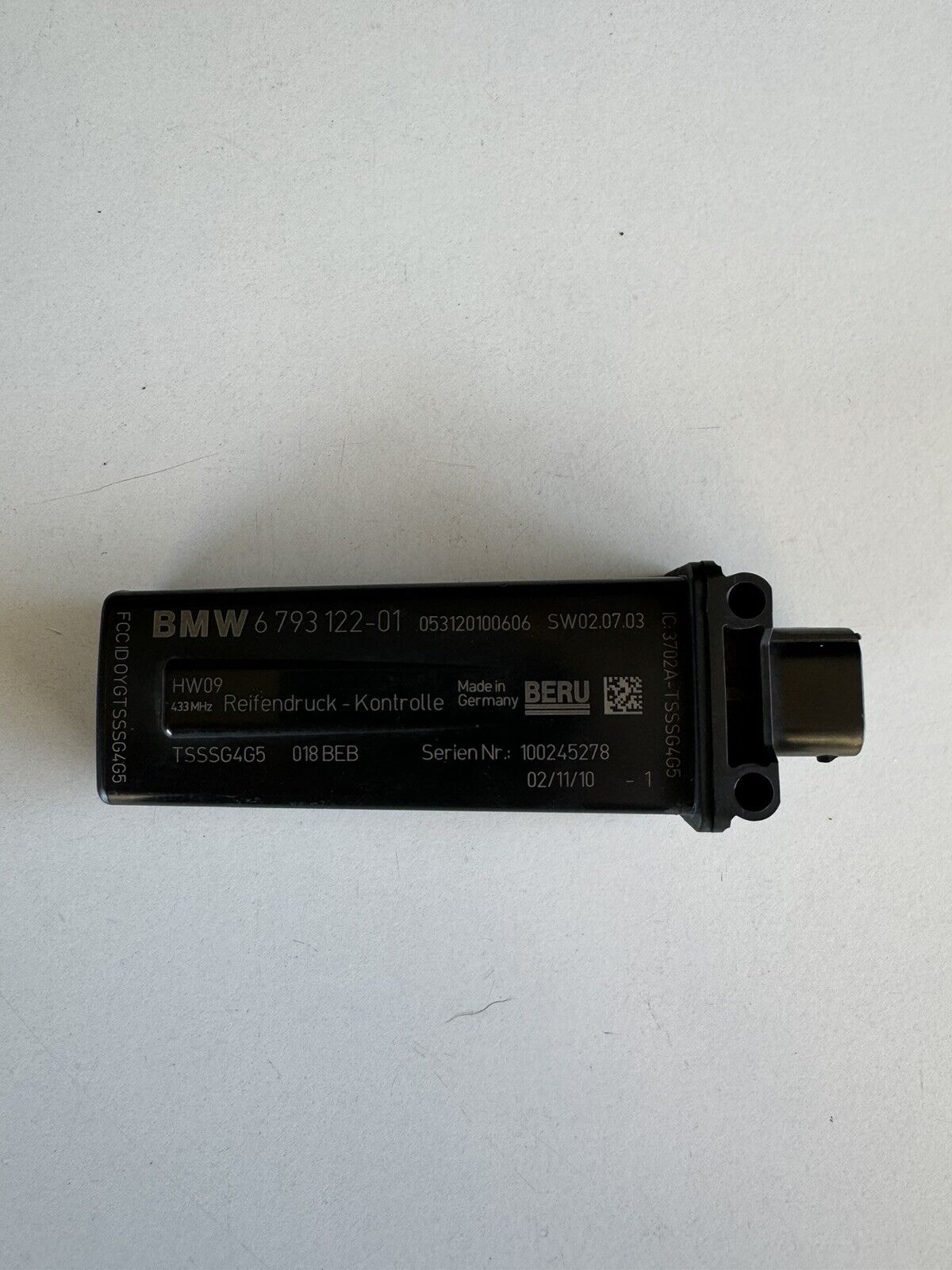 🥇09-16 BMW E70 E89 Z4 TPMS TIRE PRESSURE MONITOR SENSOR MODULE 6793122 OEM