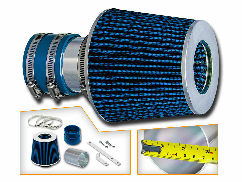 RAM AIR INTAKE KIT + BLUE AIR FILTER Fit For 94-96 Chevy Beretta Z26 3.1L V6