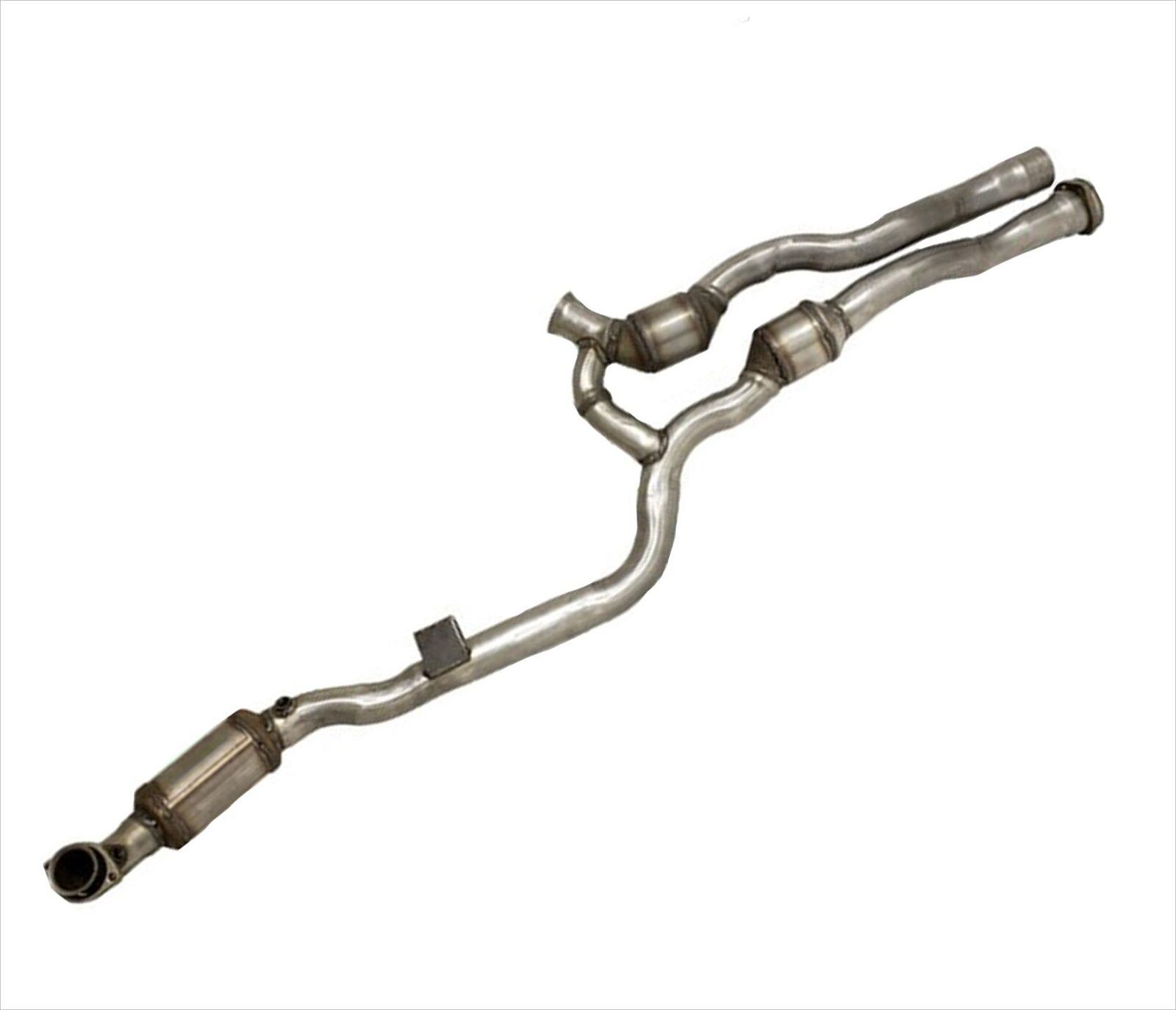 AP Left Pipe With (3) Catalytic Converters Fits For 04-06 Mercedes Benz E55 AMG