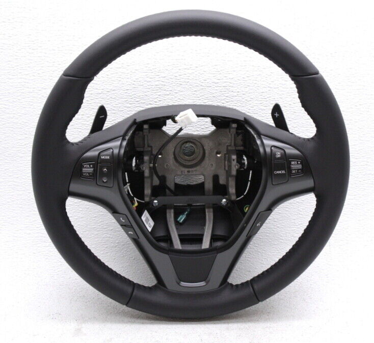 OEM Hyundai Genesis Coupe Black Leather Steering Wheel With Paddle Shift