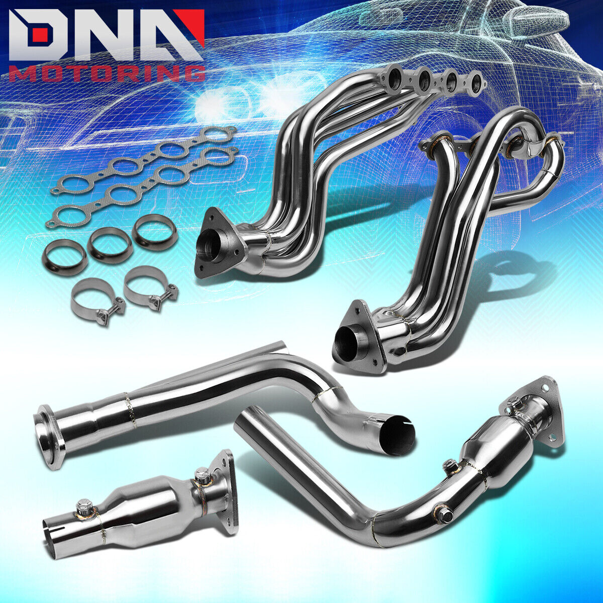 STAINLESS STEEL HEADER+Y-PIPE FOR AVALANCHE/SILVERADO/SUBURBAN EXHAUST/MANIFOLD