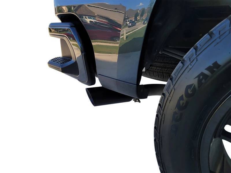 Black Horse Rear Exhaust Pipe Tail Muffler Tip Black Fit 06-24 Honda Ridgeline