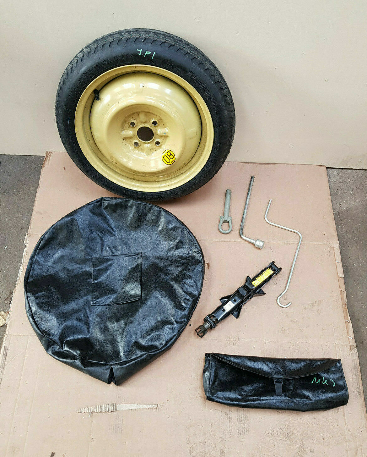 TOYOTA MR2 MK3 ROADSTER 1.8 99-06 SPACE SAVER SPARE WHEEL WITH TOOL KIT