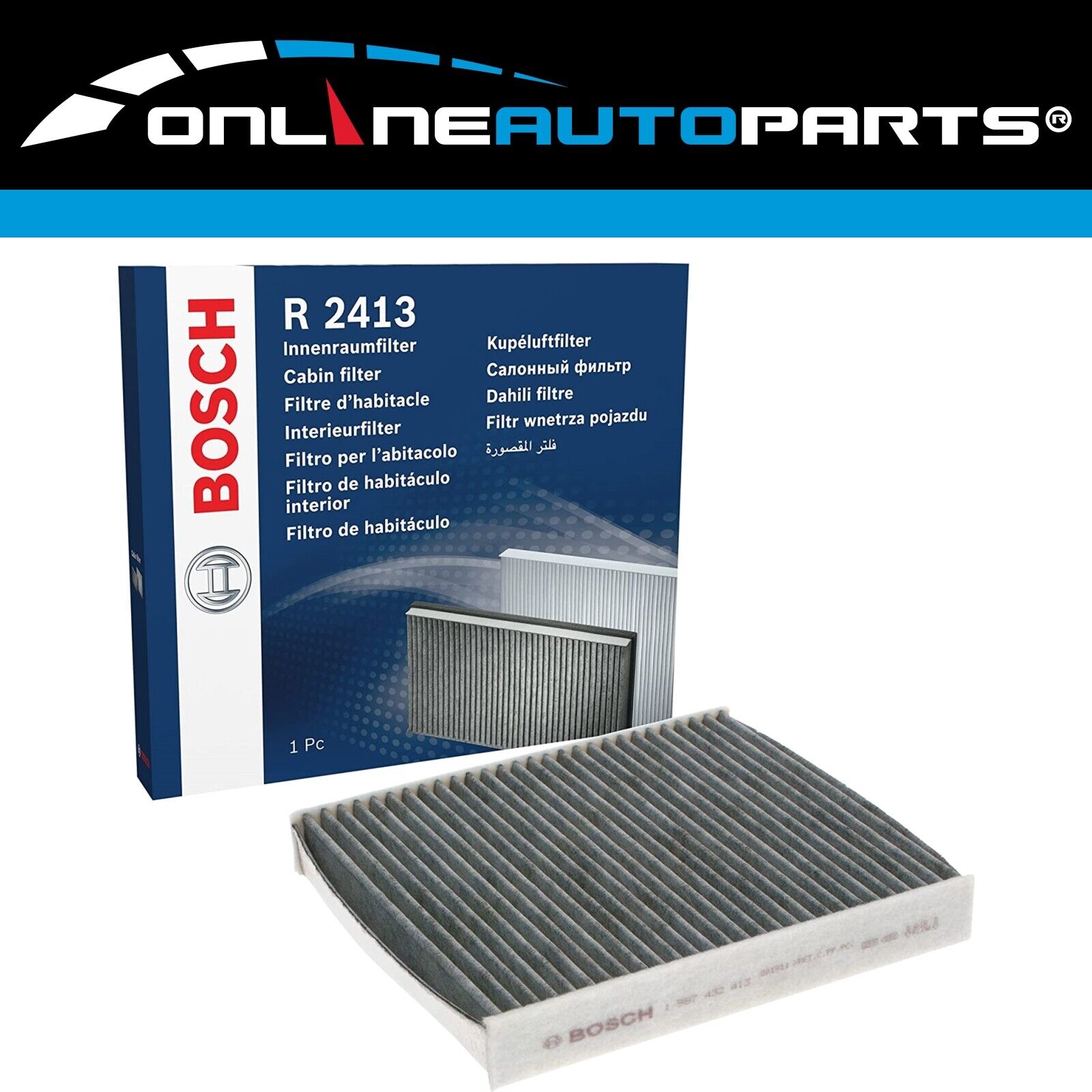 Bosch Carbon Cabin Air Filter for Volvo C70 M SERIES 5cyl 2.4L 2.5L 2007~2010
