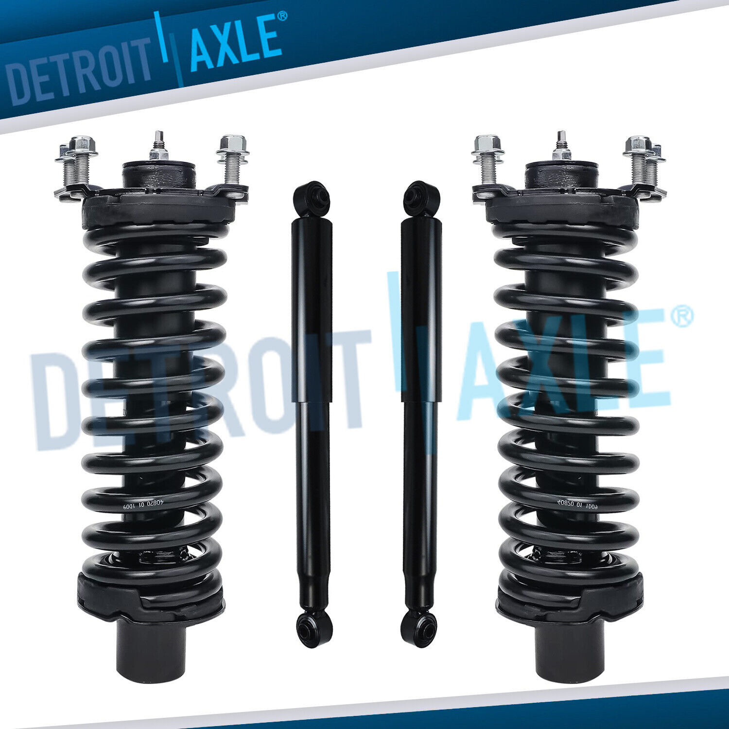 Front Struts w/ Coil Spring + Rear Shock Absorbers for Jeep Liberty Dodge Nitro