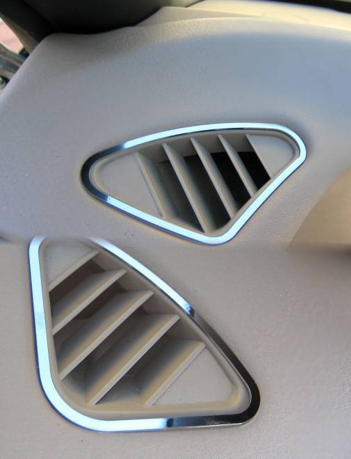 D chrome frame for ventilation grilles / BMW Z3 - stainless steel polished 2 parts