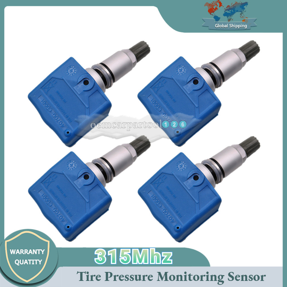 4x Tire Pressure Monitoring Sensor For Infiniti M35 M45 Q45 Qx4 G35 Fx35 315MHz