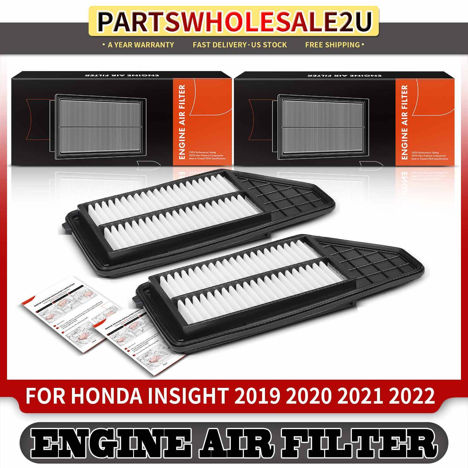 2pcs New Engine Air Filter for Honda Insight  2019 2020 2021 2022 L4 1.5L DOHC