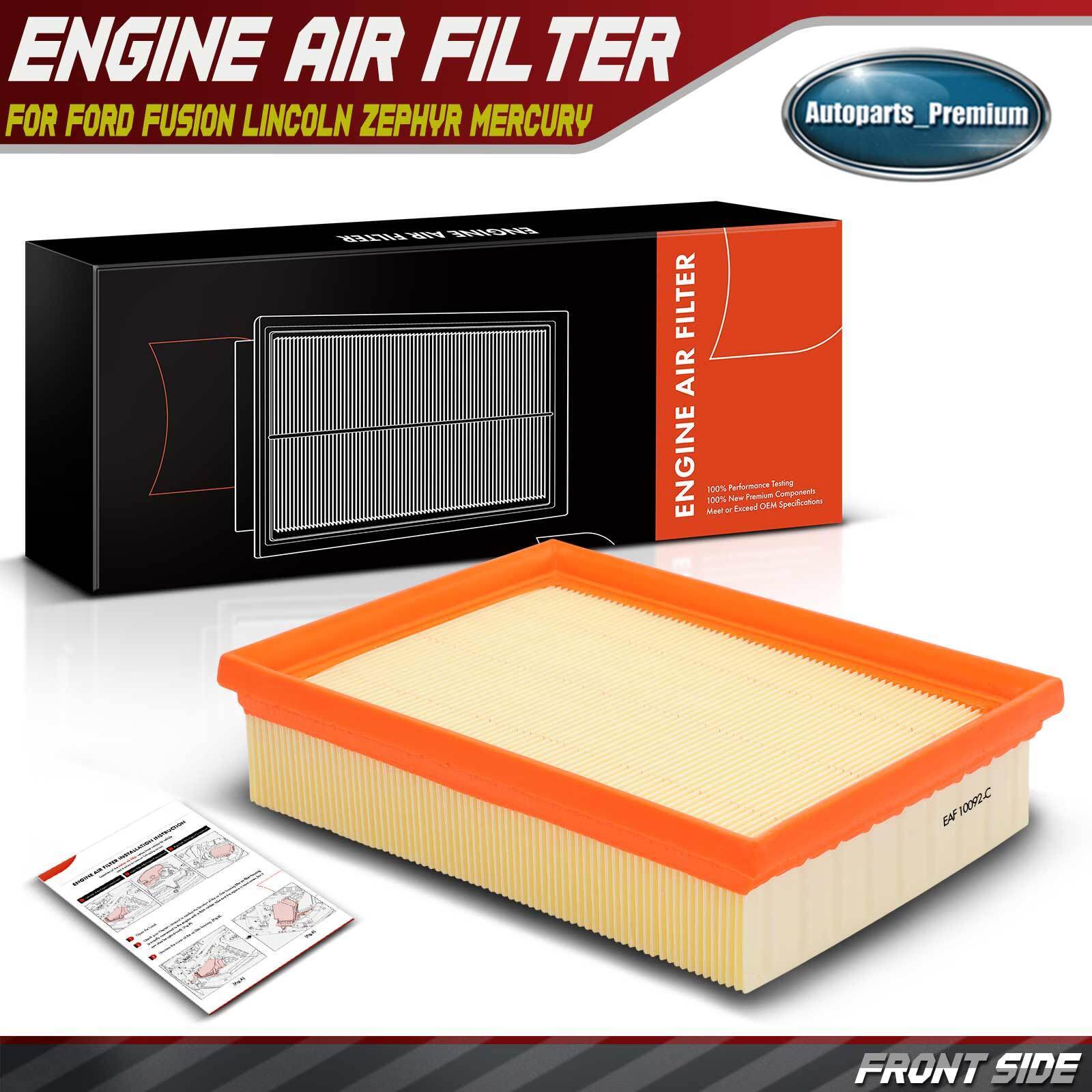 Engine Air Filter for Ford Fusion Lincoln Zephyr Mercury Milan V6 3.0L Flexible