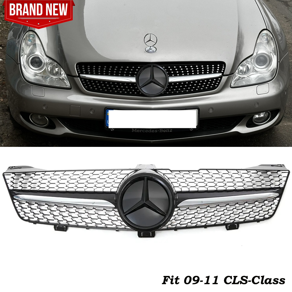  Front Grill Grille Star For Mercedes W219 CLS500 CLS350 CLS63 2009-2011