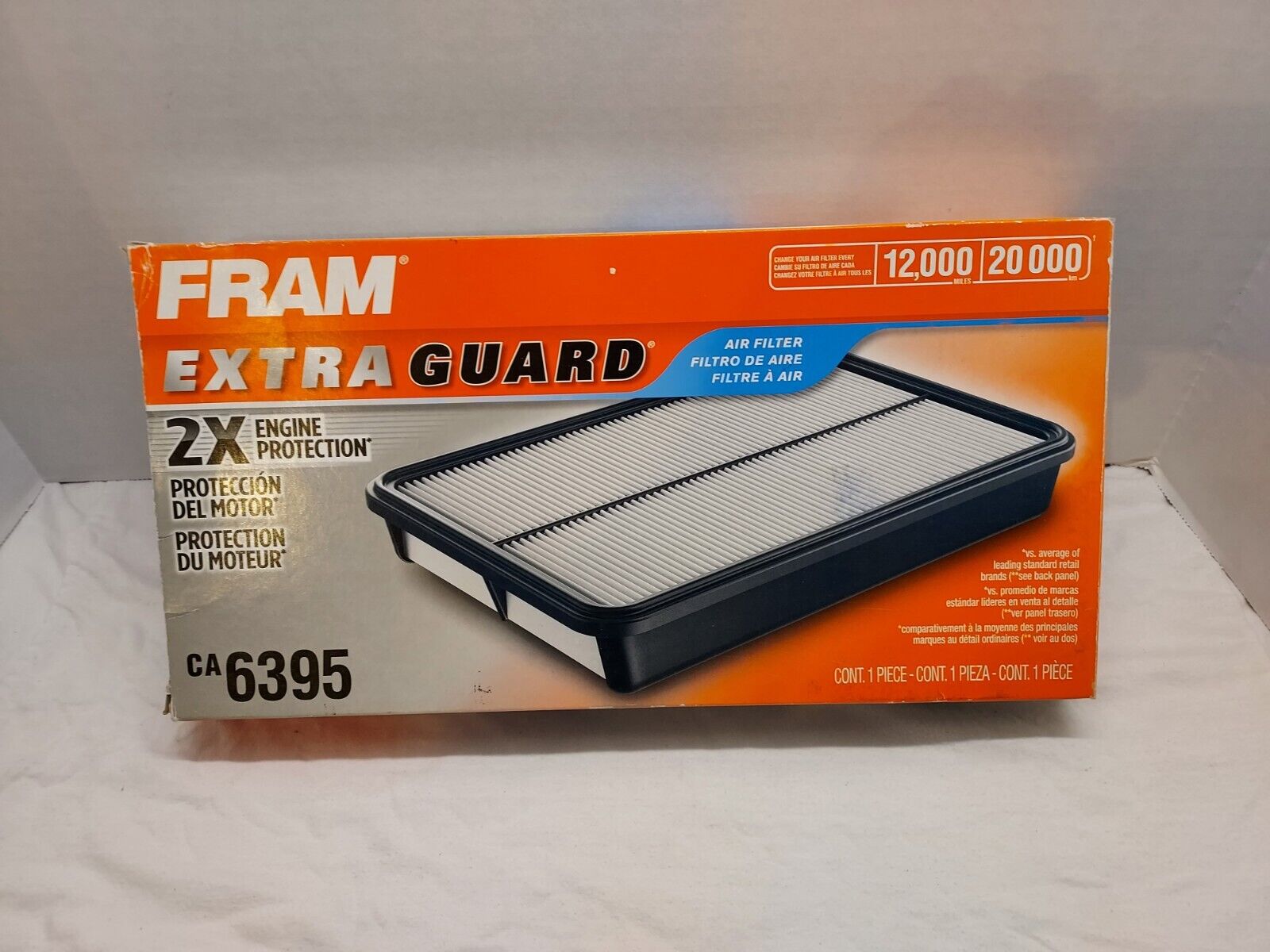 Fram Auto Air Filter CA6395 Extra Guard New