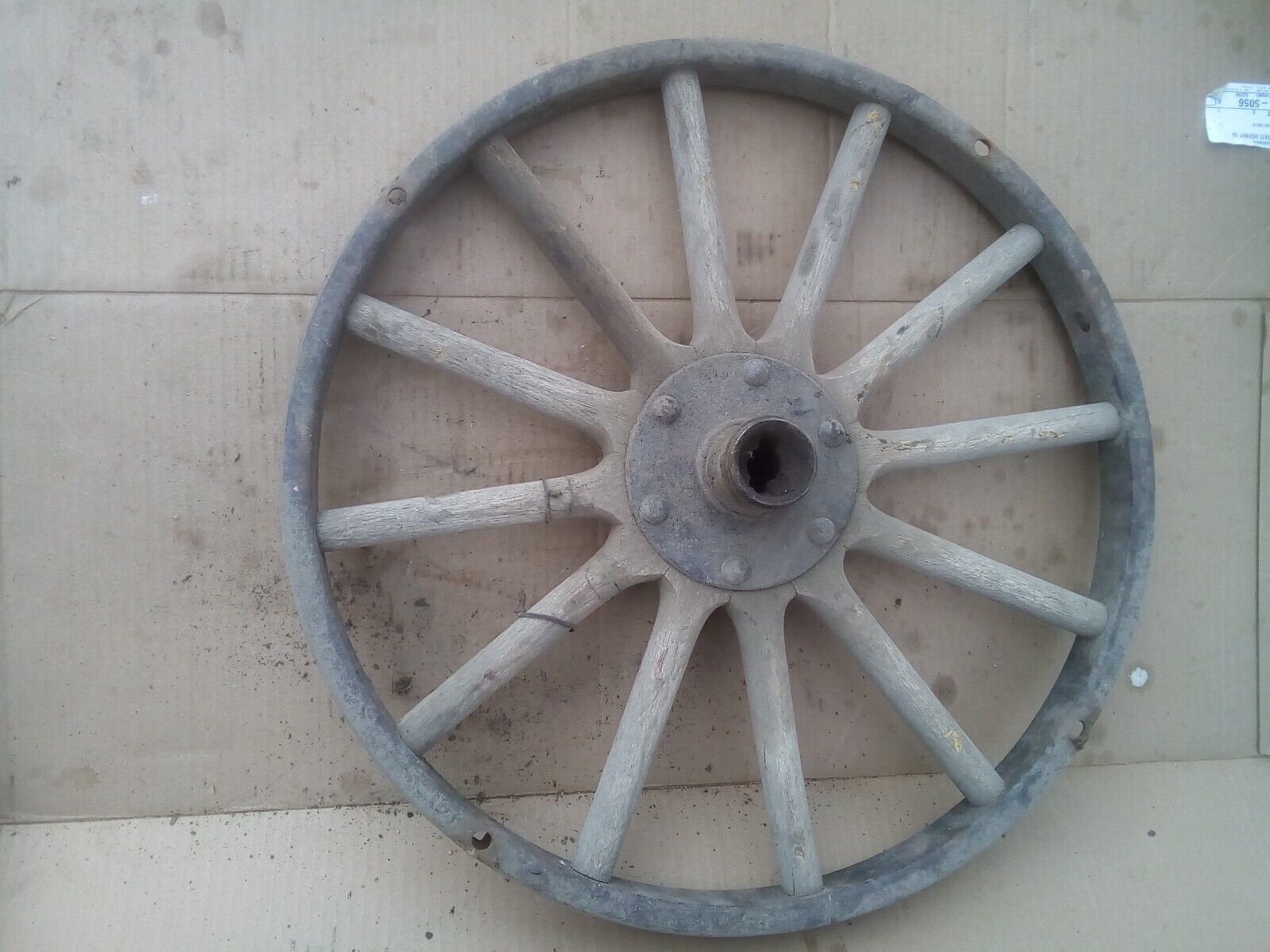 Antique Ford Model T Wheel Hub Wood Spoke OEM RIM