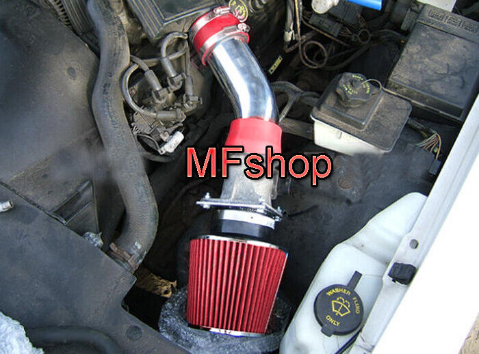 Red For 1992-1995 Ford Crown Victoria 4.6L V8 Air Intake System Kit + Filter