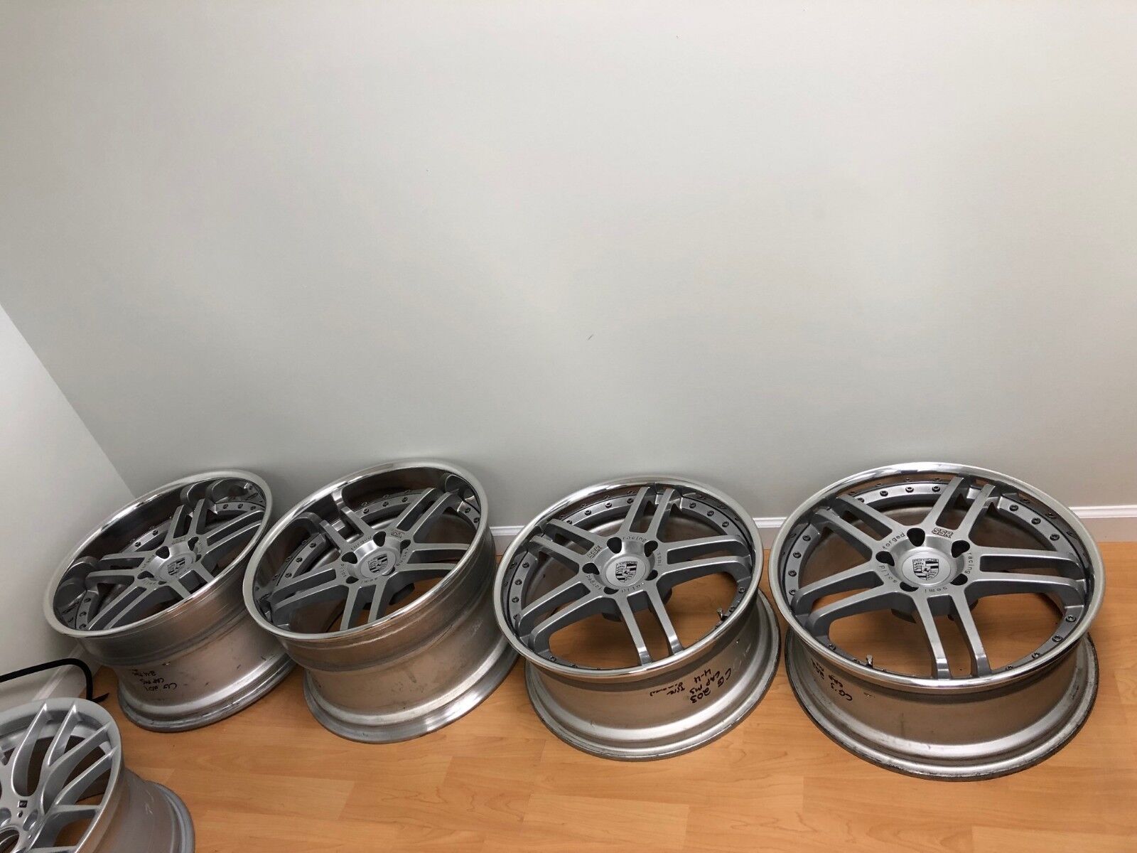 SSR GT 10 19\' racing wheels for Porsche 911 Turbo 997 chassis , rare 
