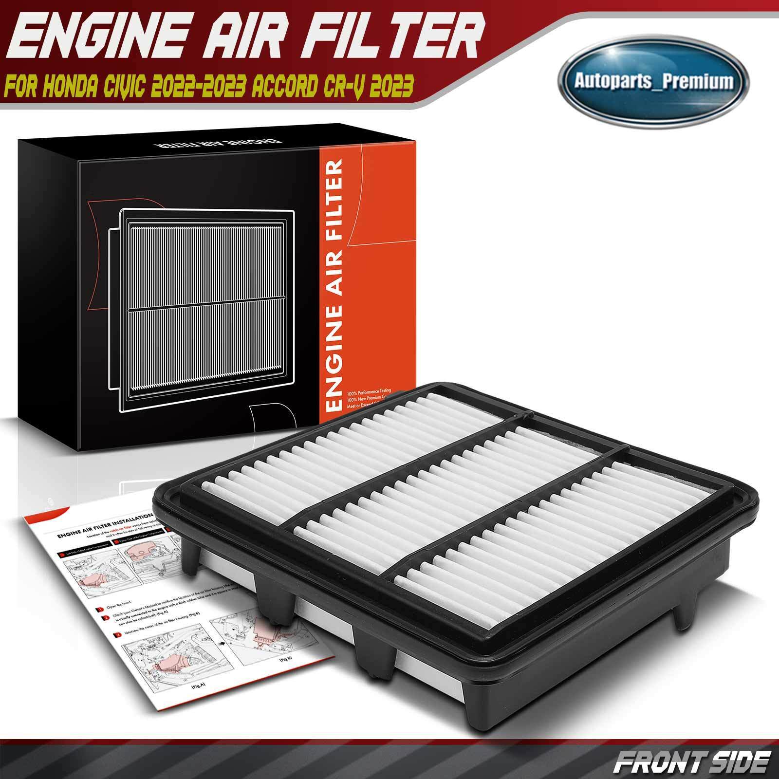 New Front Engine Air Filter  for Honda Civic 2022 2023 Accord CR-V Acura L4 1.5L
